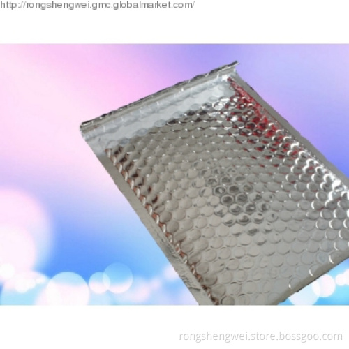 Red Aluminum Foil Bubble Envelopes, Bubble and Paper